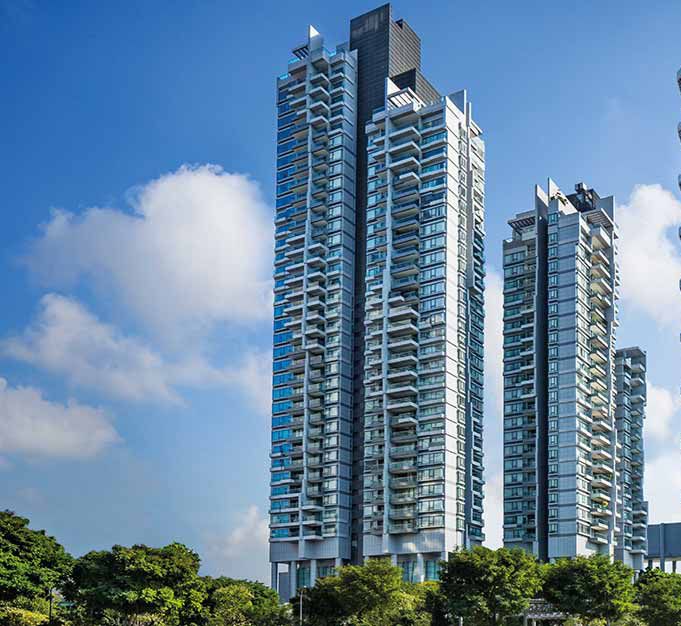 Completed high-rise residential development in Singapore